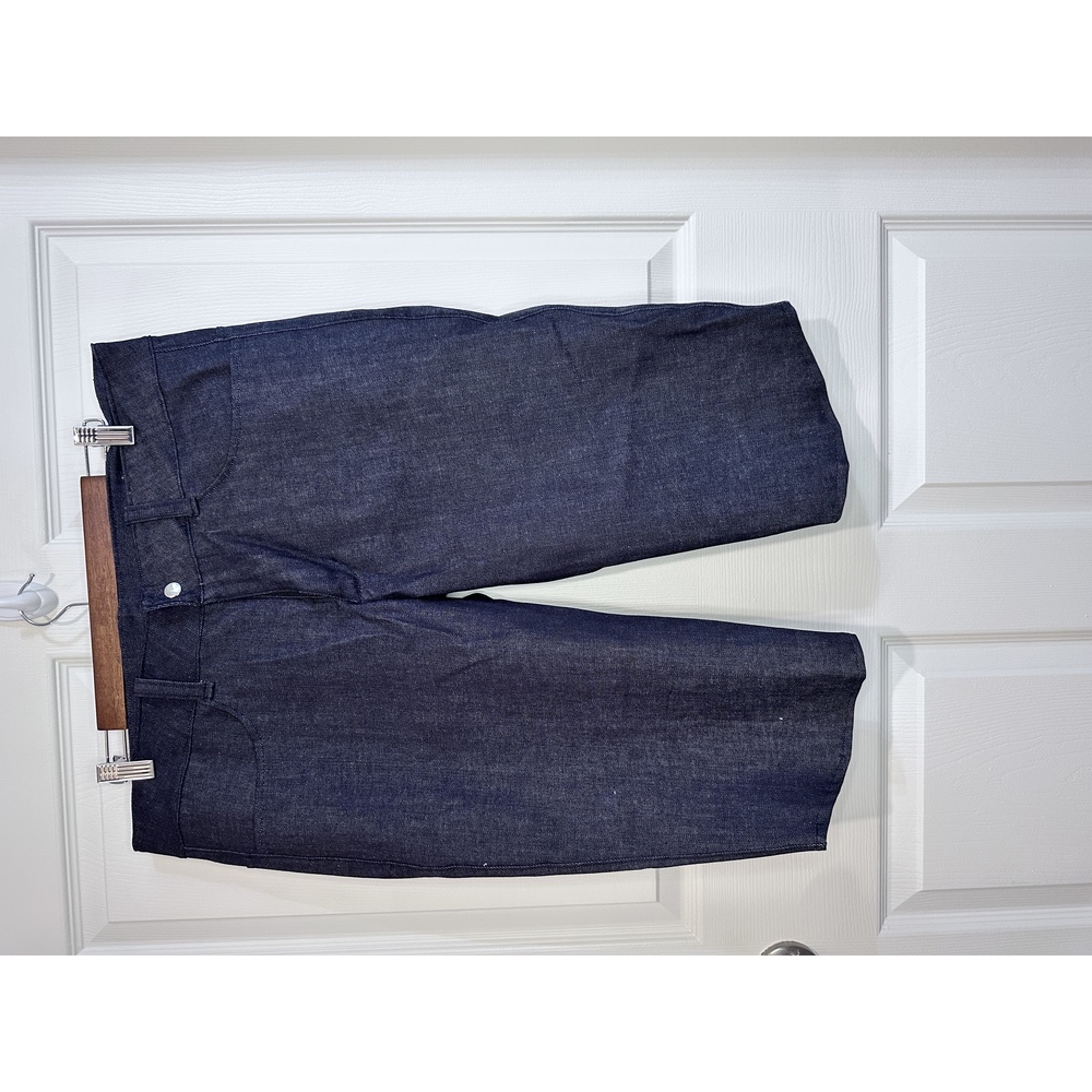 Pinky Pinups Dark Denim Bermuda Pedal Pushers Inseam 14" 2XL